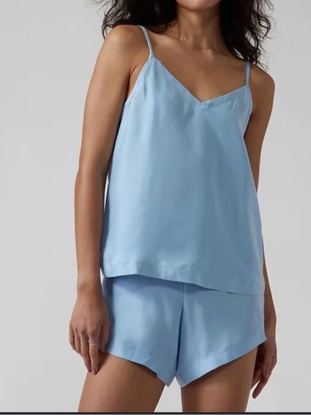 Athleta Calm Cool Cami Sleeveless Tank Top Medium Blue
